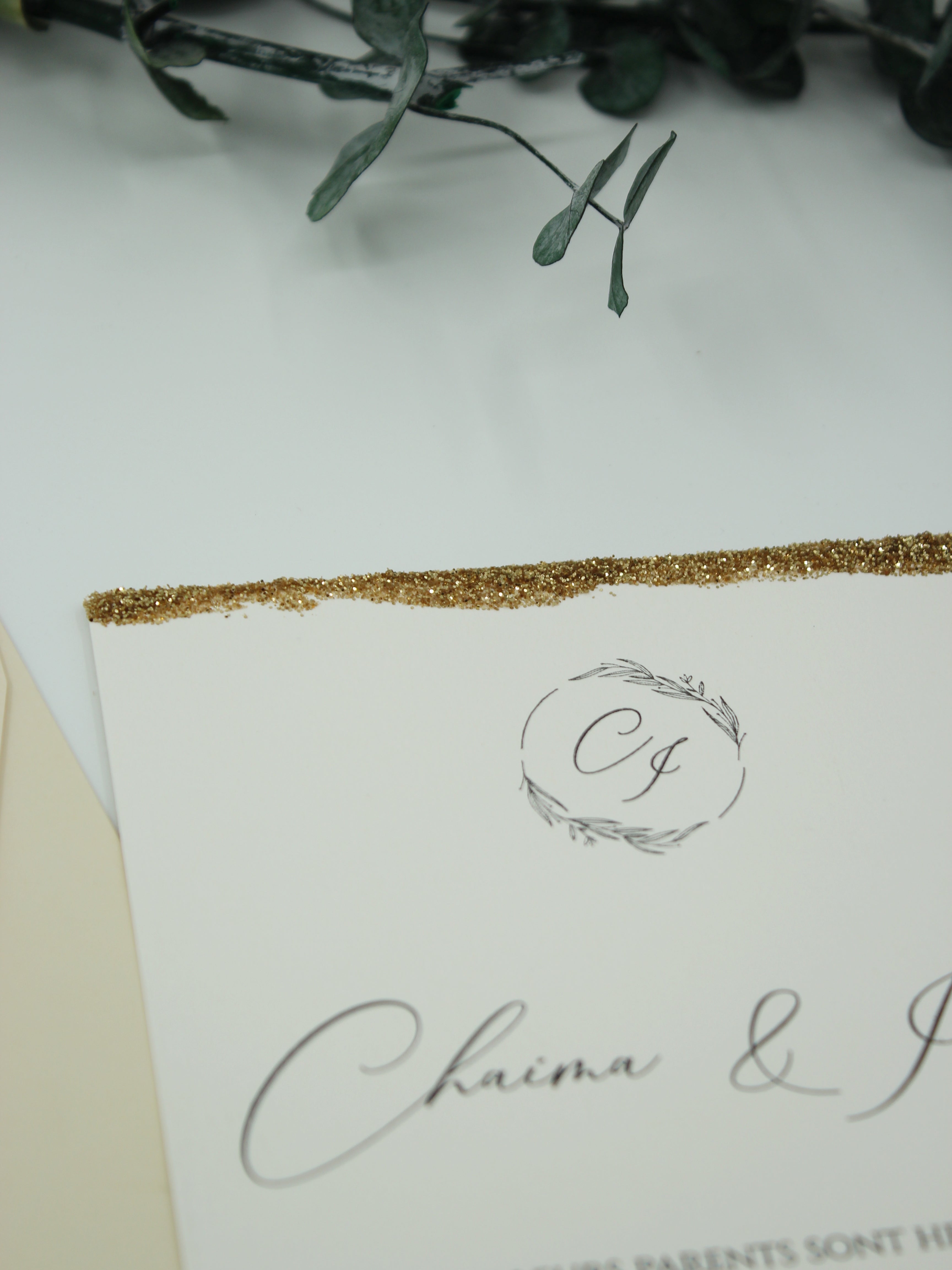 Luxury Wedding Invitation with Wax Seal