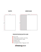 Code: 1009 - Handgemachte Hochzeitseinladung - Einladung Store