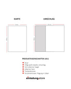 Code: 1011 - Handgemachte Hochzeitseinladung - Einladung Store