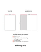 Code: 1018 - Handgemachte Hochzeitseinladung - Einladung Store