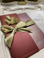 Code: 1018 - Handgemachte Hochzeitseinladung - Einladung Store