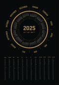 Élégant calendrier annuel 2025