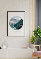 Photography Poster Quote Emerson Adopt the peace of nature