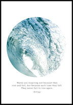 Photography Poster Quote Billings Waves