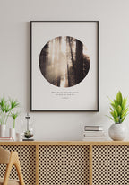 Photography Poster Quote Lubbock in the living room