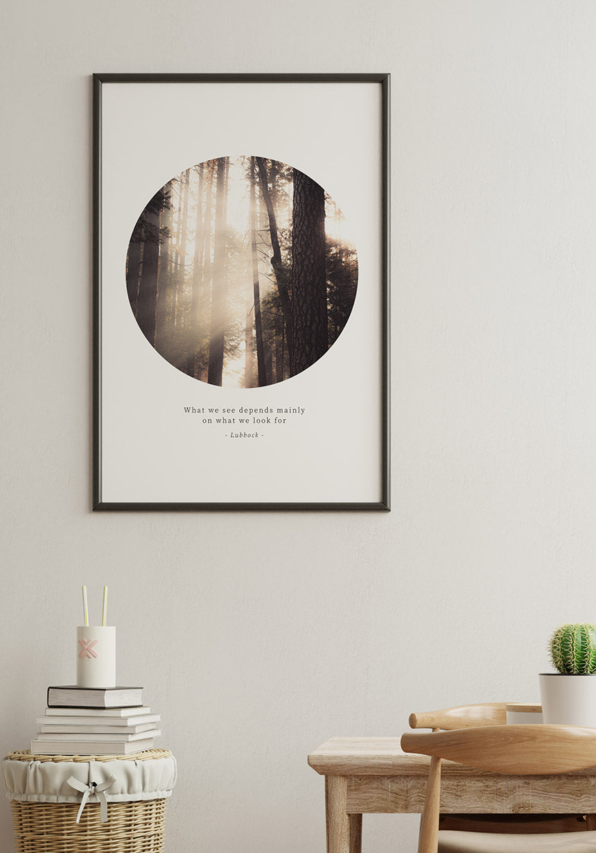 Photography Poster Quote Lubbock in the dining room