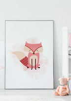 Fuchs Poster Children's room pink with doll
