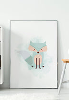 Fuchs Poster Children's room turquoise
