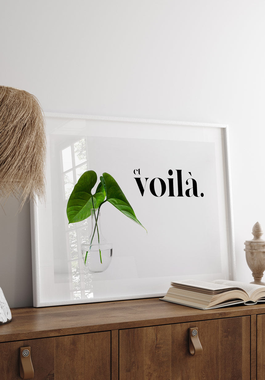 Poster et voila Typography