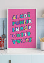 Poster Illustration ABC in the kitchen