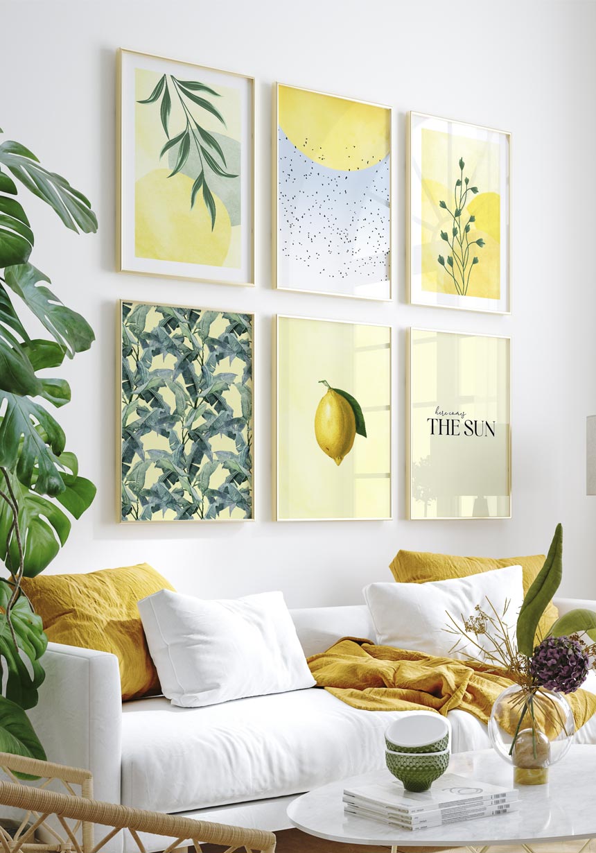 Poster Illustration Green Plant No. 1 picture wall