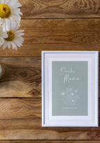 Mother's Day Poster Thanks Mama mint