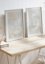 Abstract Lines No1 Poster Set