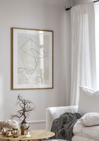 Abstract Lines No1 Artful Poster