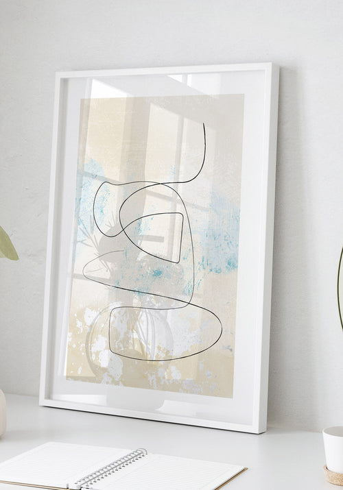 Abstract Lines No2 Artful Poster