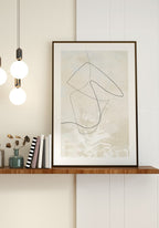 Abstract lines No2 Poster for living room
