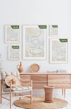 Abstract lines No2 poster sizes