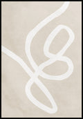 Poster abstract white line