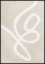 Poster abstract white line