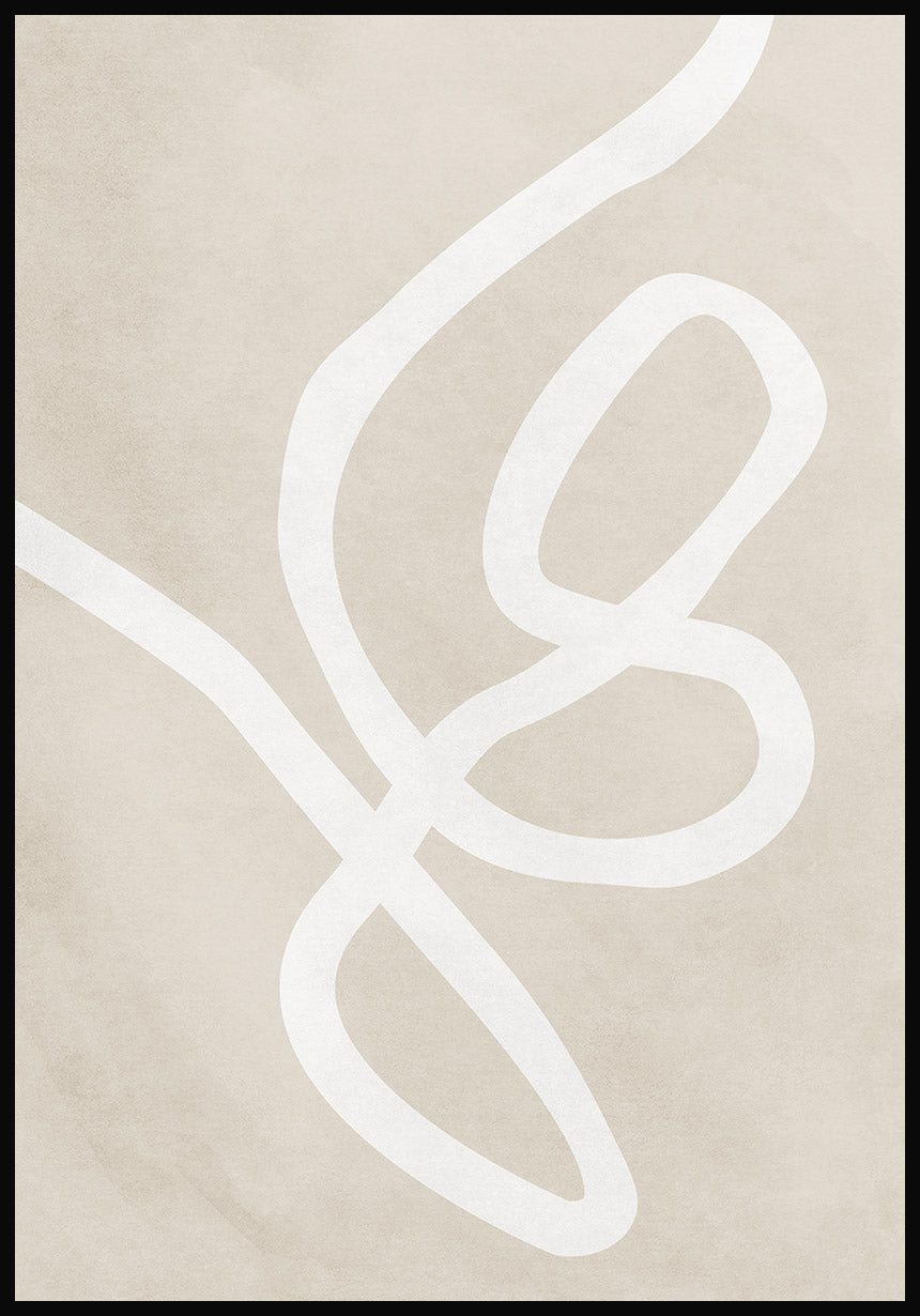 Poster abstract white line