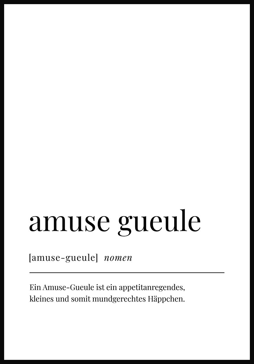 Amuse Gueule Poster