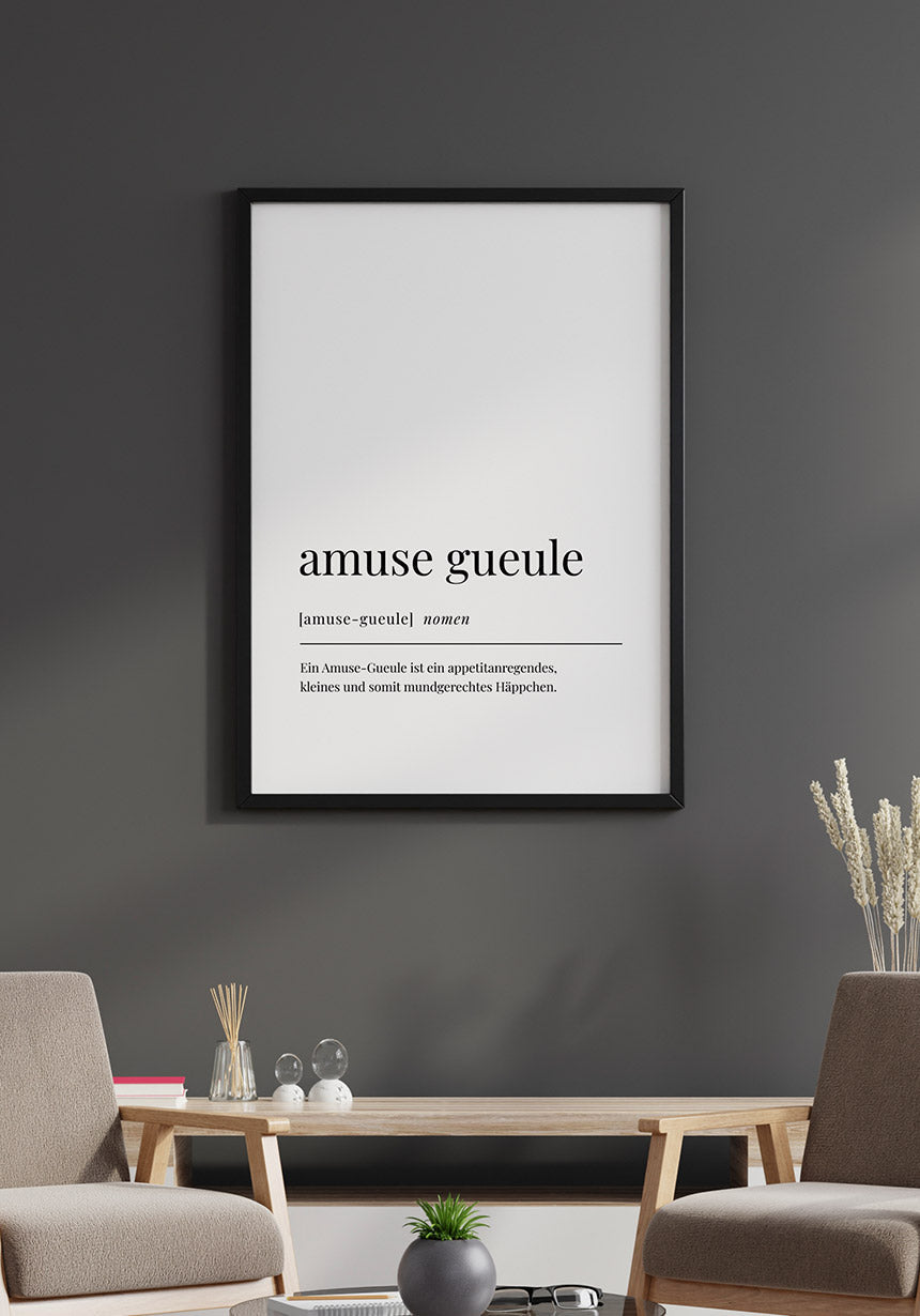 Amuse Gueule Poster