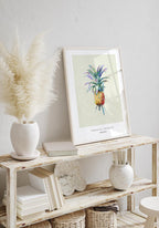Poster Illustration Pineapple in the living room