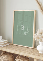 Poster beauty of botanics Typography