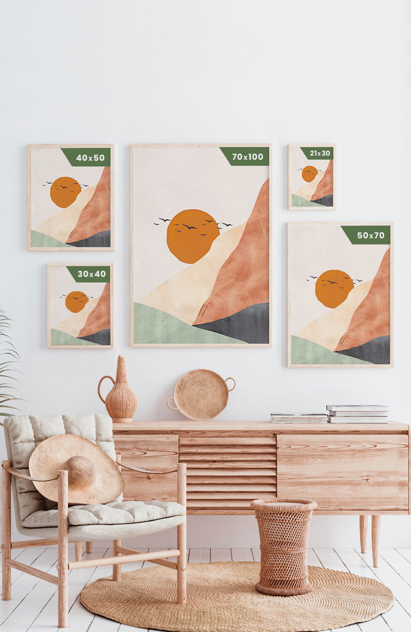 Poster Berg & Tal