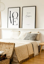 Beste Ehefrau personalisiertes Poster Bilderwand