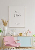 Beste Ehefrau personalisiertes Poster Geschenk