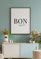 Bon appetit Poster as a gift