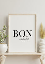 Bon appetit poster for home