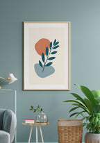 Botanical Shapes No1 Poster Wall Deco