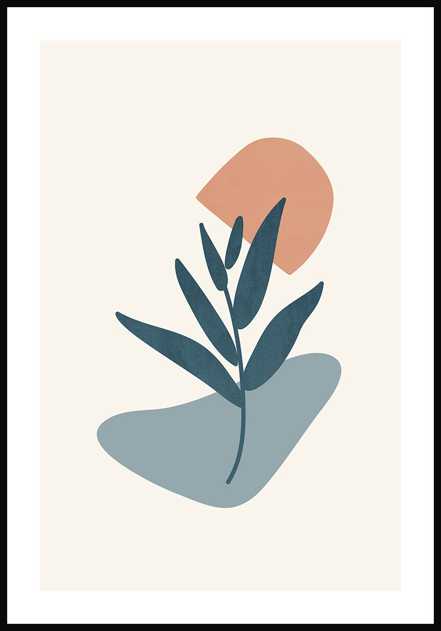 Botanical Shapes No2 Poster