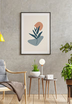Botanical Shapes No2 Poster for Home