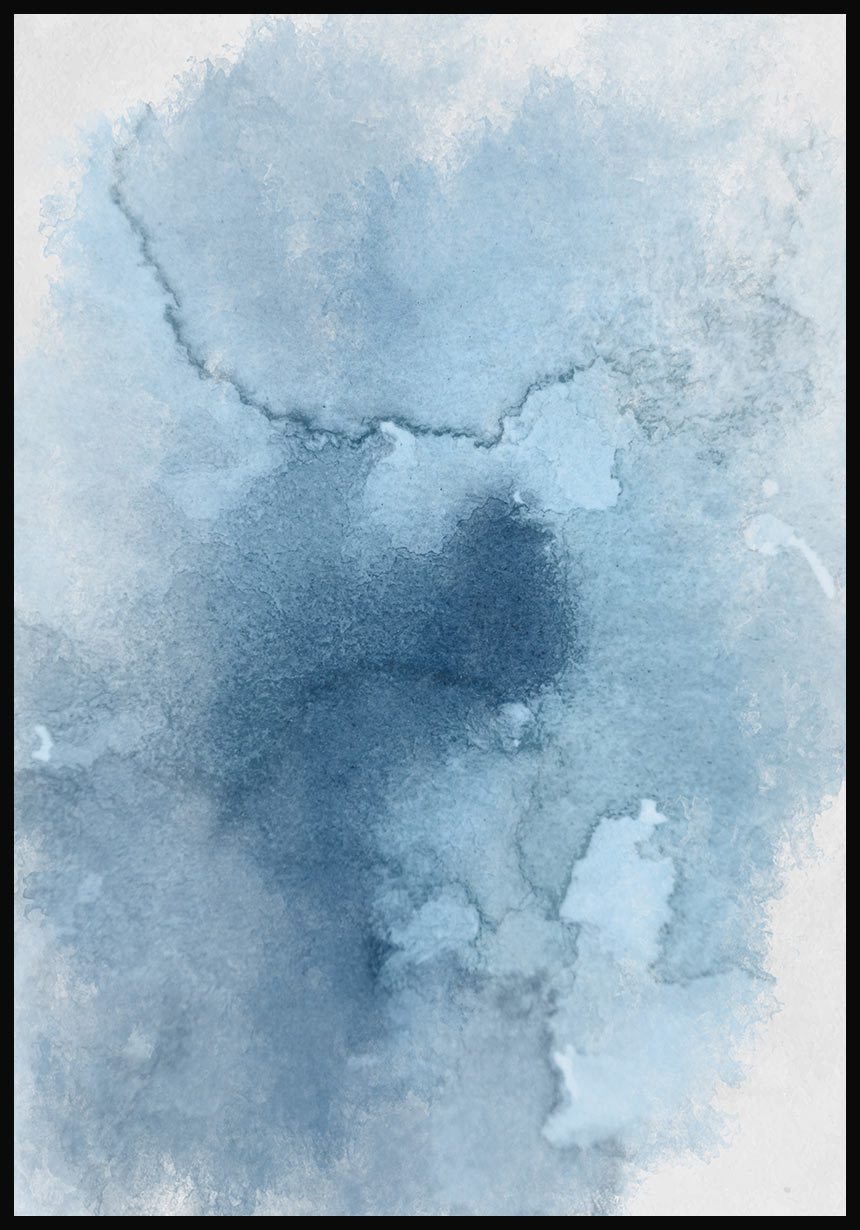Poster Calm Watercolors Texture
