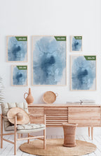 Poster Calm Watercolors Texture Poster Sizes
