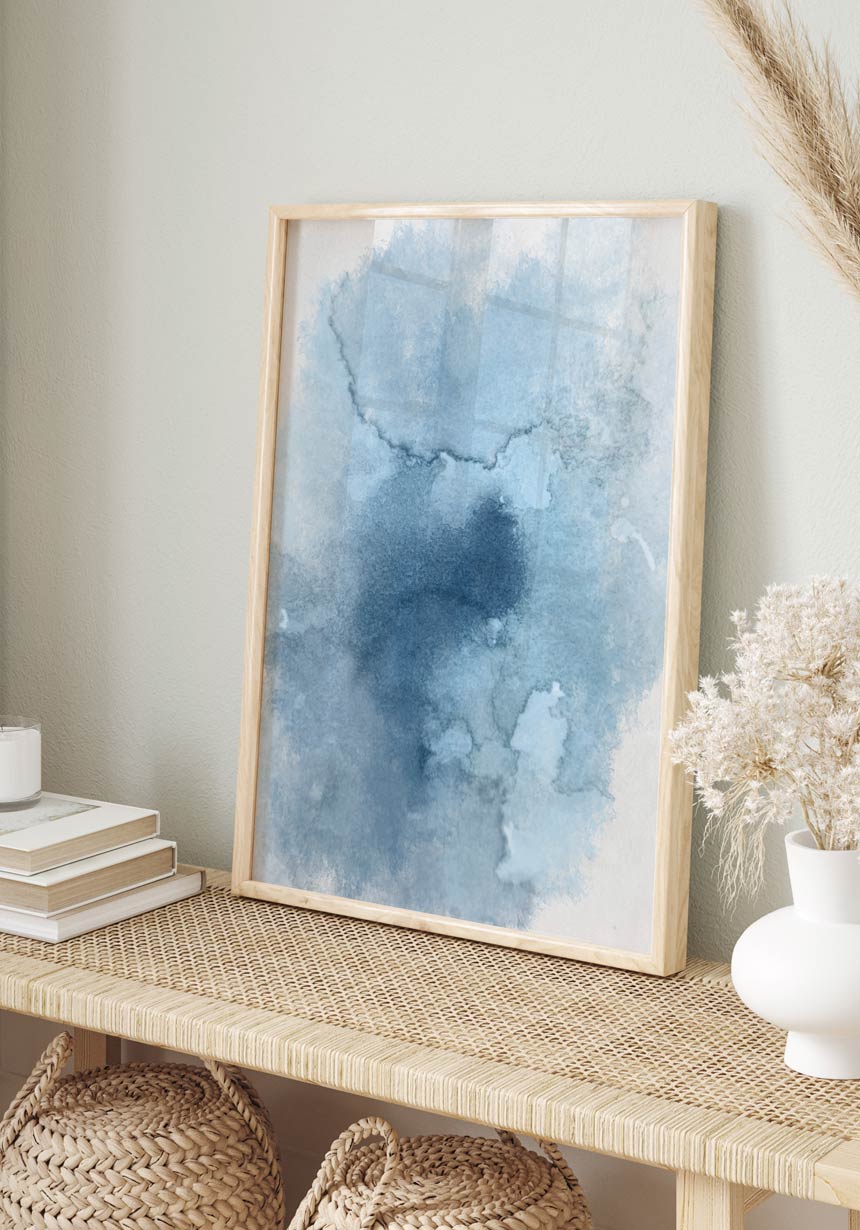 Watercolor texture poster