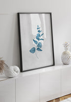 Poster Calm Watercolors Eucalyptus for Home