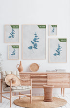 Poster Calm Watercolors Eukalyptus poster sizes