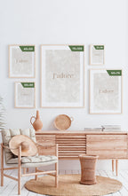 J'adore Typography Poster Sizes