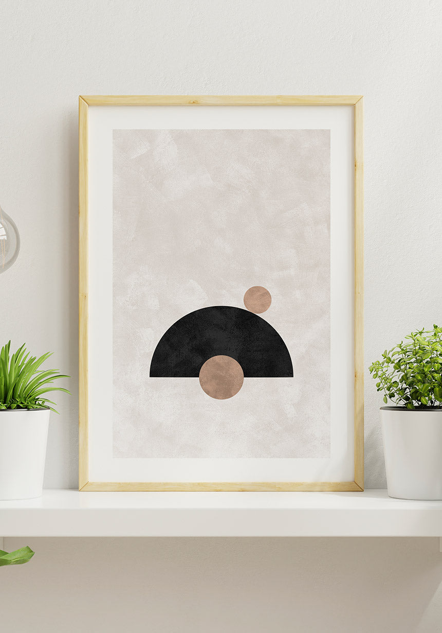 Circles Bauhaus Poster Retro