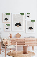 Architectural forms Bauhaus poster sizes