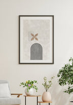 Lines and Circles Bauhaus Poster Wanddeko