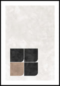 Round corners Bauhaus Poster