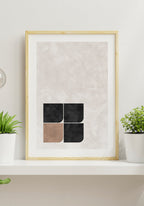 Round corners Bauhaus Poster Wall decoration