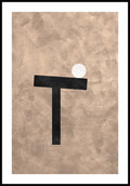 T with Circle Bauhaus Poster