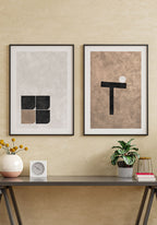 T with Circle Bauhaus Poster Image Wall