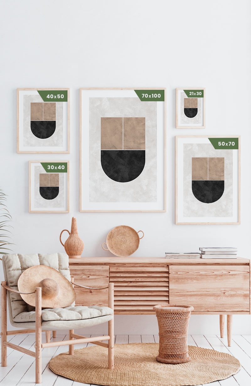 U-Form Bauhaus Poster Sizes